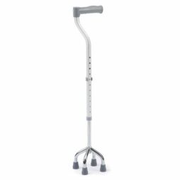 Drive Quad Base Cane Walking Stick Mobility Aid Swan Neck Adjustable Lightweight
