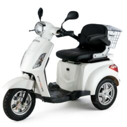 WHITE Trike 3 Wheeled ELECTRIC MOBILITY SCOOTER 900W VELECO ZT15 