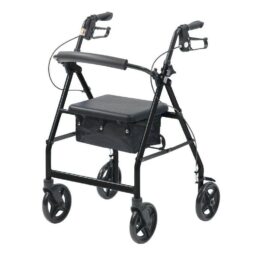 Mobility Rollator folding Walking aid frame 4 Wheeled walker weighs only 6.3kg