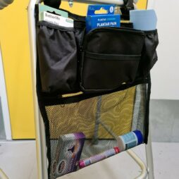 Bag with pockets for Walking Zimmer Frame Rollator Walker Wheelchair