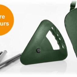 Flipstick Folding Height Adjustable Lightweight Walking Stick with Plastic Seat 