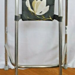 New walking frame bag zimmer frame bag cotton washable bag Floral magnolia cream