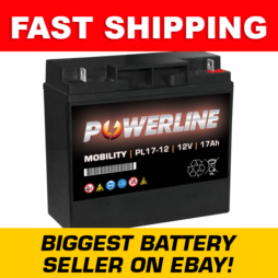 PL17-12 Powerline Mobility Battery 12V 17Ah