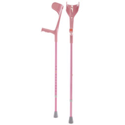 Breast Cancer Awareness Adjustable Pink High Quality Anti-Slip Crutches
