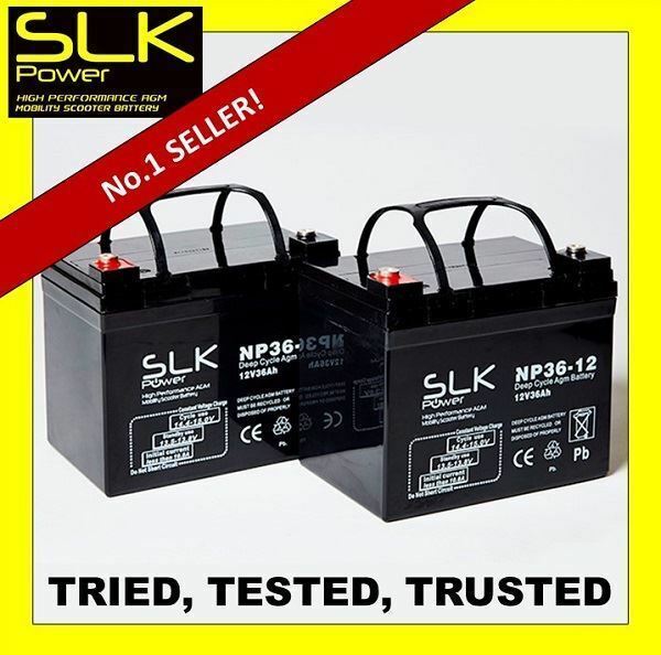 PAIR (12volt) 12 24 33 36 40 50 55 75AH PAIR (12volt) 12 24 33 36 40 50 55 75AH MOBILITY SCOOTER WHEELCHAIR BATTERIES