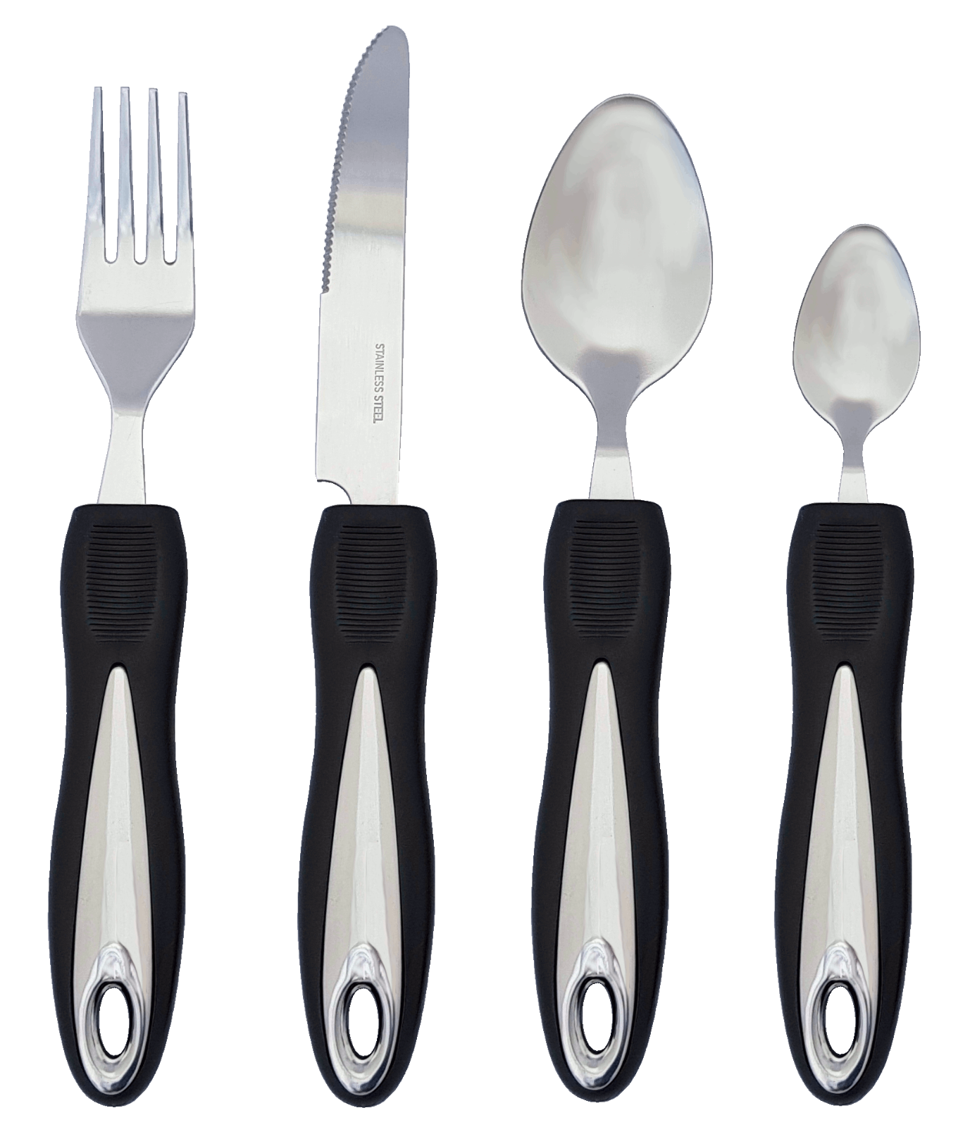Easy Grip Cutlery Set Arthritis Elderly Disability Eating Aids Comfort Easy Grip Cutlery Set Arthritis Elderly Disability Eating Aids Comfort Handle UK