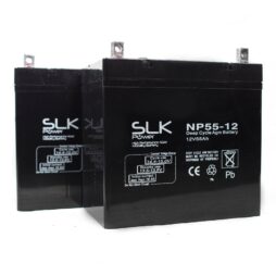 2 x 12v 12ah 15ah 22ah 33ah 36ah 40ah 50ah 55ah 75ah Mobility Scooter Batteries