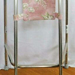 New walking frame bag zimmer frame bag cotton washable bag Floral vintage pink