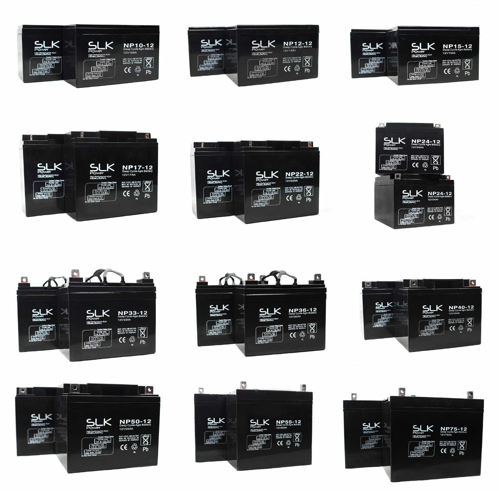 2 12v AGM/GEL MOBILITY SCOOTER BATTERIES 1012AH 15AH 22 33 2 12v AGM/GEL MOBILITY SCOOTER BATTERIES 1012AH 15AH 22 33 36 40 50AH 75AH 100AH
