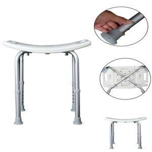 Easy Aluminium Portable Shower Stool Bathroom Seat Chair Bath Disability Aid