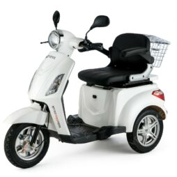 VELECO Easy Rider 3 Wheeled ELECTRIC MOBILITY SCOOTER ZT15 WHITE