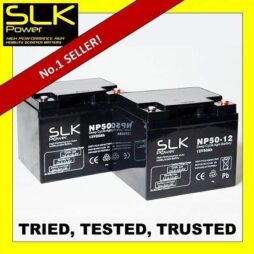 MOBILITY SCOOTER BATTERIES 2 -12v 12ah 15ah 17ah 22ah 24 33amp 36ah 40 50AH 75AH