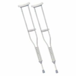 Drive Adjustable Height Lightweight Aluminium Underarm Crutches Pair Walking Aid