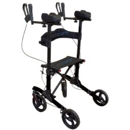 Forearm Support Walking Frame. Four Wheel Rollator. Brakes. Seat and Back Rest.