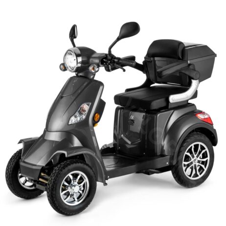 4 Wheeled ELECTRIC MOBILITY SCOOTER 1000W VELECO FASTER GREY