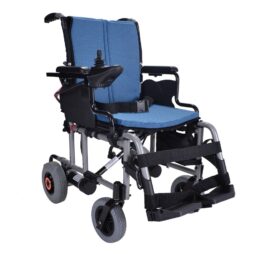 Lightweight folding electric wheelchair powerchair + lithium battery only 25kgs