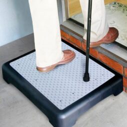 Disability Half Step Climb Door Walking Mobility Aid XLarge Anti Slip Platform 
