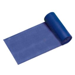 NRS Healthcare Latex Free Flat Resistance Band - Medium (Blue) - 45.72m