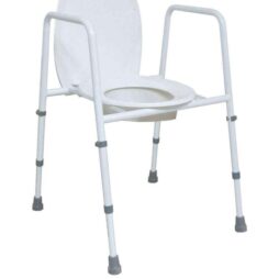 NRS Healthcare Height Adjustable Toilet Frame with Seat
