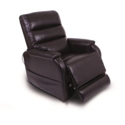 Wendover Dual Motor Rise and Recline Chair - Brown Vinyl