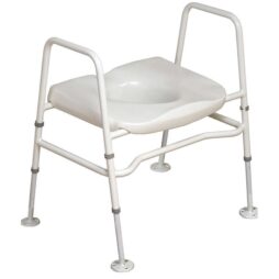NRS Healthcare Mowbray Extra Wide Toilet Frame - Floor Fixed
