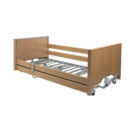 Casa Elite Low Bed with Wooden Rails