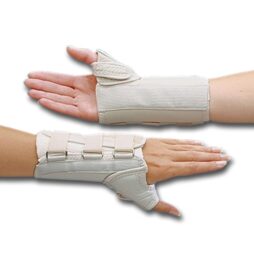 D-Ring Wrist and Thumb Spica Splint - Left - Medium