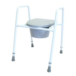 NRS Healthcare Height Adjustable Toilet Frame and Seat
