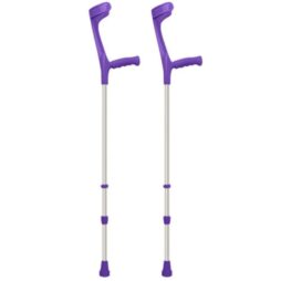 Adjustable Coloured Crutches - Purple