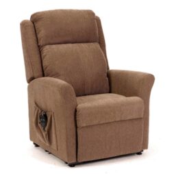 Memphis Dual Motor Riser Recliner Chair - Brown