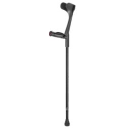 Ossenberg Comfort Grip Classic Crutch - Black - Left