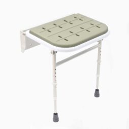 NRS Healthcare Folding Shower Seat with Legs and Padded Seat