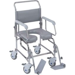 TransAqua Shower Chair - Attendant Controlled - Large Aperture - Assembled